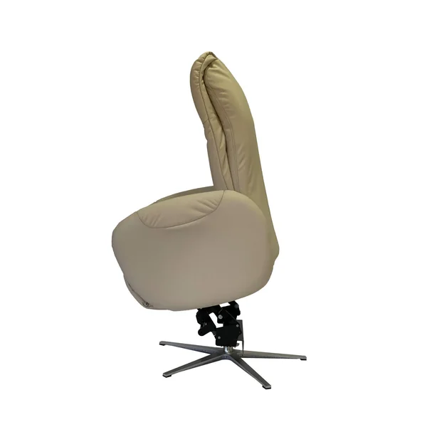 Fauteuil relax releveur cuir Charlie - Mastic - Releveur 3 moteurs