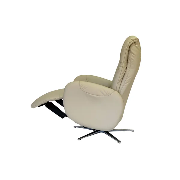 Fauteuil relax releveur cuir Charlie - Mastic - Releveur 3 moteurs
