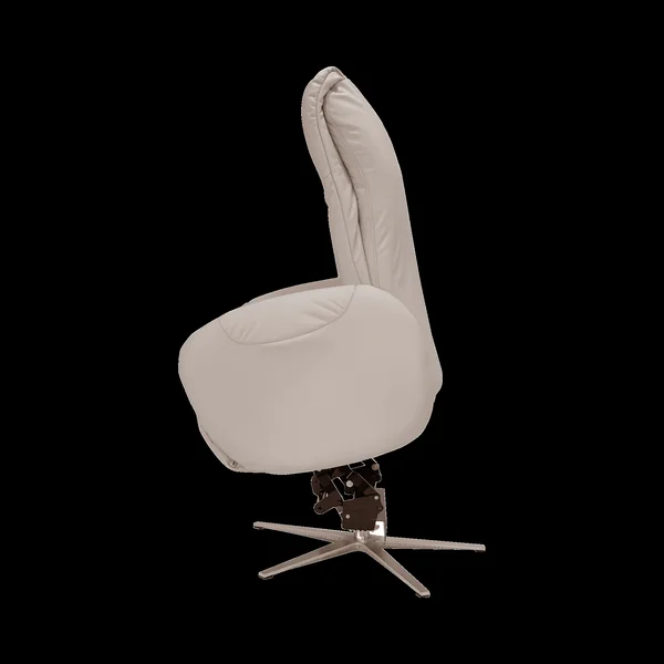 Fauteuil relax releveur cuir Charlie - Perle - Releveur 3 moteurs