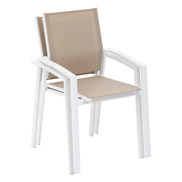 FAUTEUIL REPAS AXIOME LIN BLANC