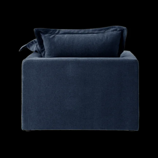 Fauteuil tissu Pacha - Bleu