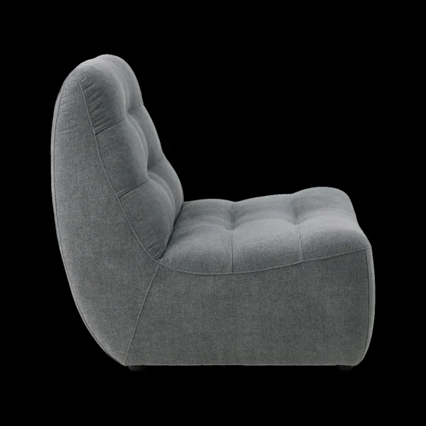 Fauteuil tissu Phenix - Gris