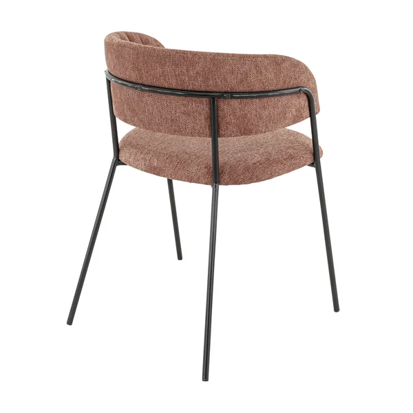 Fauteuils de restaurant en tissu Sileone (lot de 2)