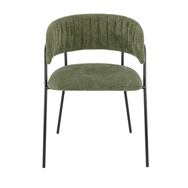 Fauteuils de restaurant en tissu Sileone (lot de 2)