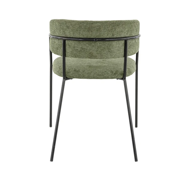 Fauteuils de restaurant en tissu Sileone (lot de 2)