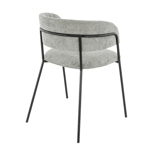 Fauteuils de restaurant en tissu Sileone (lot de 2)