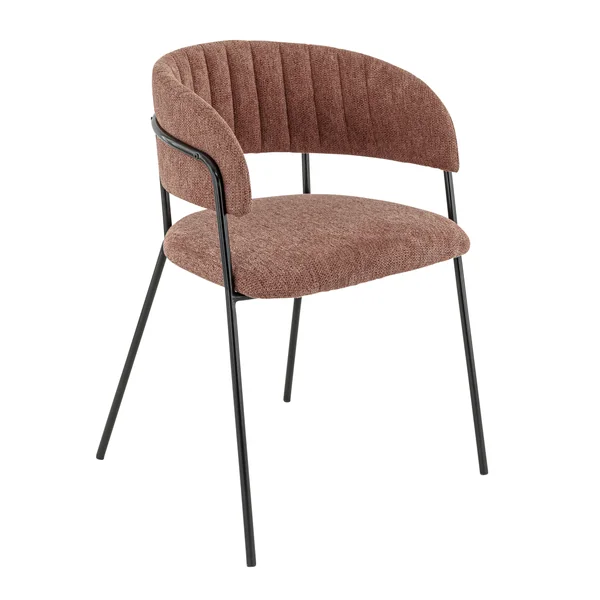 Fauteuils de restaurant en tissu Sileone (lot de 2)