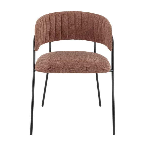 Fauteuils de restaurant en tissu Sileone (lot de 2)