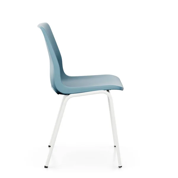FLOKK Chaise Ana 4340 - Bleu Pétrole - Blanc