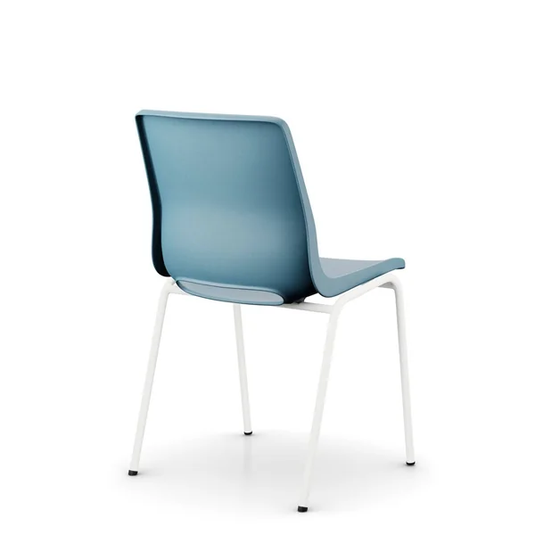 FLOKK Chaise Ana 4340 - Bleu Pétrole - Blanc