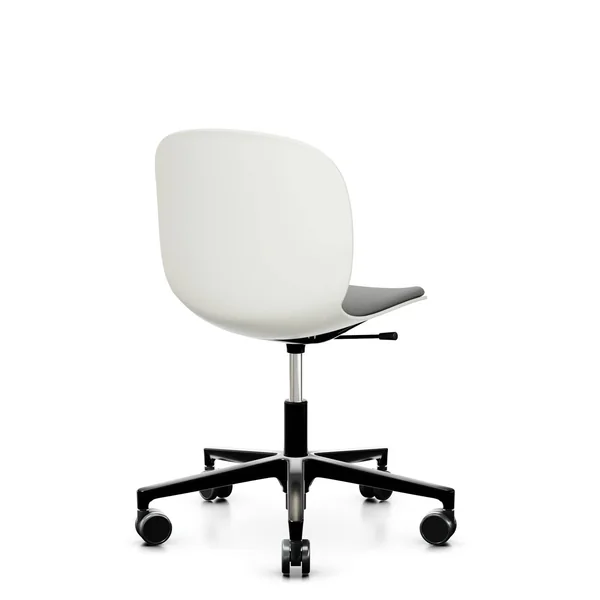 FLOKK Chaise de bureau Noor6070S - Ecru - Roulettes pour sol dur