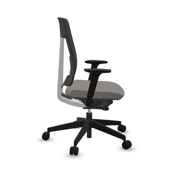 FLOKK Fauteuil de bureau Xenon Net 111SFL - Beige - Roulettes pour sol dur