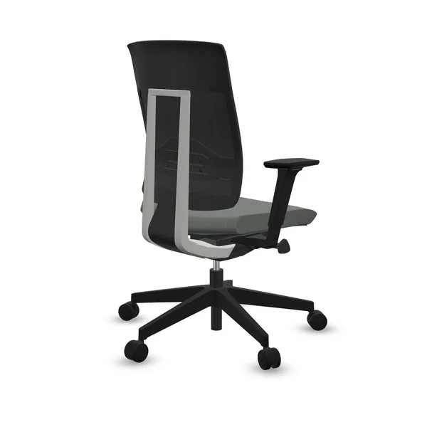 FLOKK Fauteuil de bureau Xenon Net 111SFL - Vert Sauge - Roulettes pour sol dur