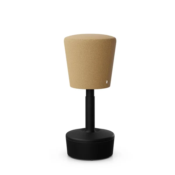 FLOKK Tabouret dynamique Mickey - Jaune - Base Noire