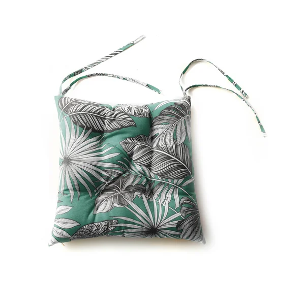 Galette de chaise imprimé tropical - lot de 2, vert