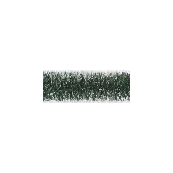 Guirlande verte pointes blanches en plastique coloris vert Ø 100 mm - 3 m