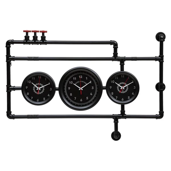 HORLOGE METAL TUYAU DAYA D.110X75CM