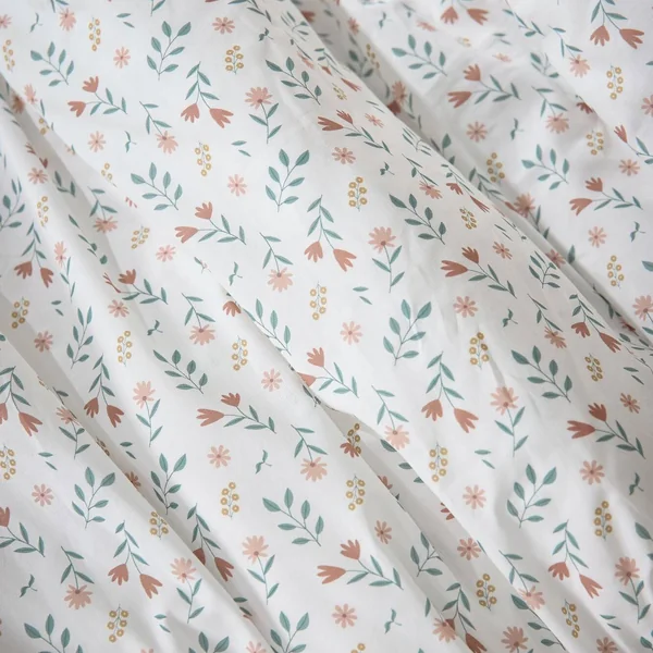 Housse de couette coton bio Verlaine - Blanc - 260 x 240 cm