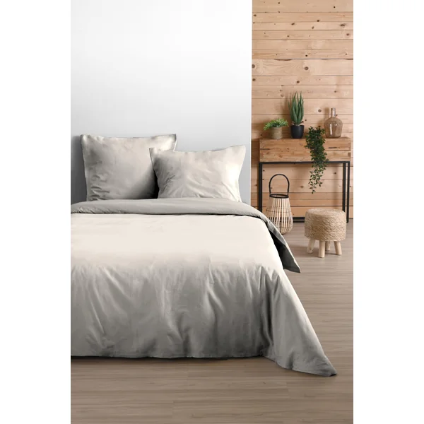 HOUSSE DE COUETTE EDEN IVOIRE 200X210