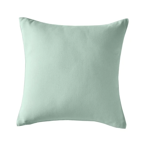 Housse de coussin unie bachette - lot de 2, vert amande