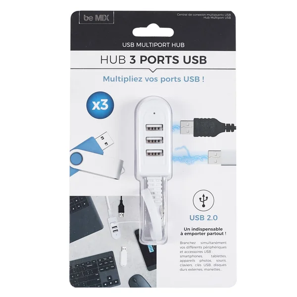 HUB MULTIPORT USB X3