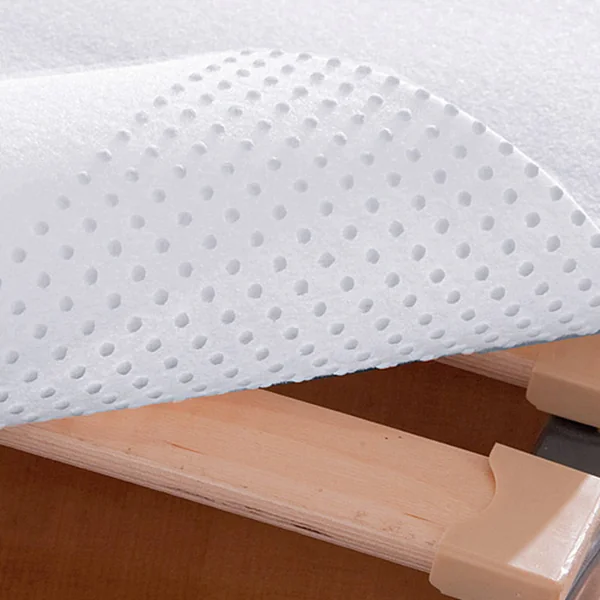 Isolateur sommier antidérapant, blanc