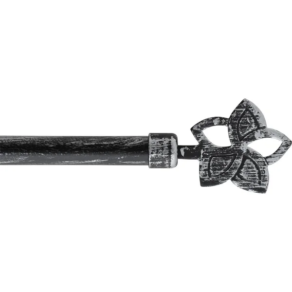 KIT EXT 120 210 CM D16 EMBOUT MALE NOIR ARGENT