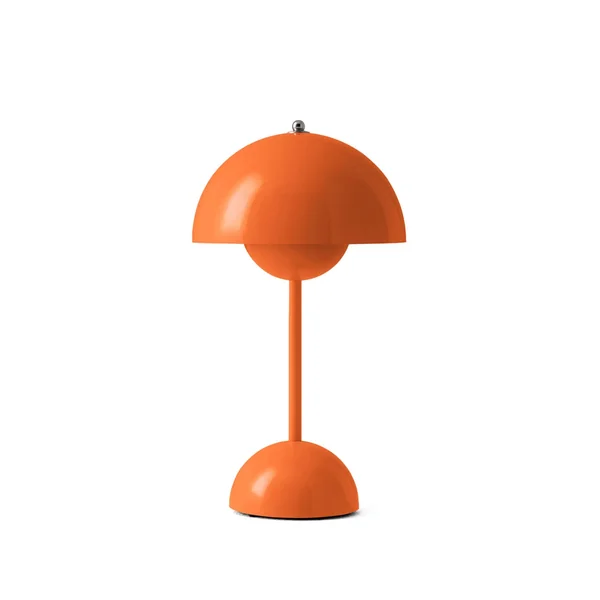 Lampe à poser FLOWERPOT VP9 sans fil Orange Zesty AND TRADITION