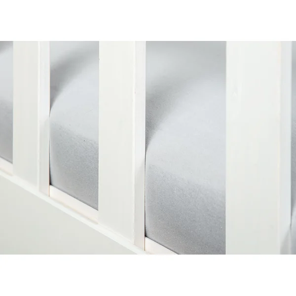 Lit banquette style nature en pin blanc Jerrico