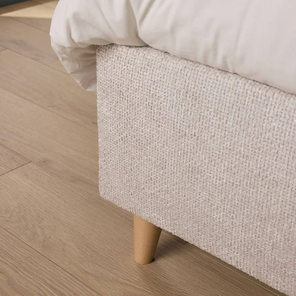 Lit tissu Paulin - Beige - 140 x 190 cm