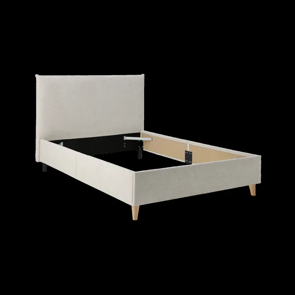 Lit tissu Paulin - Beige - 160 x 200 cm
