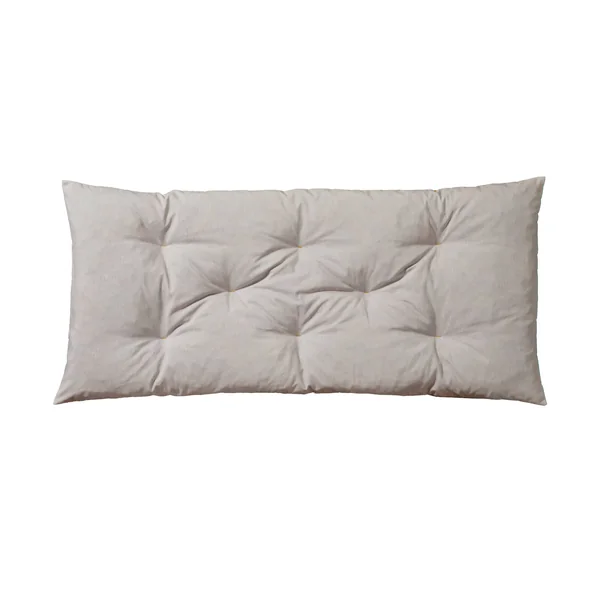 Long coussin de sol imprimé feuillage, miel