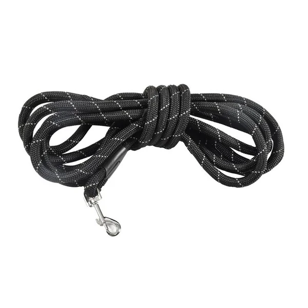 Longe ronde coloris noir Bobby - 10 m