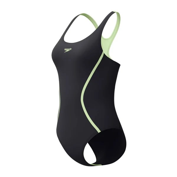 Maillot de bain 1 pièce Medalist Splice Speedo®, noir / vert
