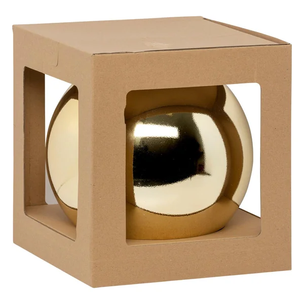 MAXI BOULE DE NOEL OR 25CM
