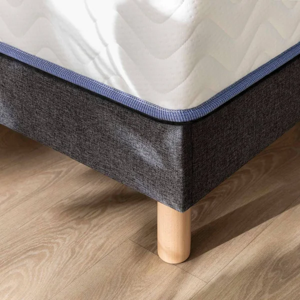 MERINOS Ensemble sommier et matelas Sweety - Anthracite - 90 x 190 cm
