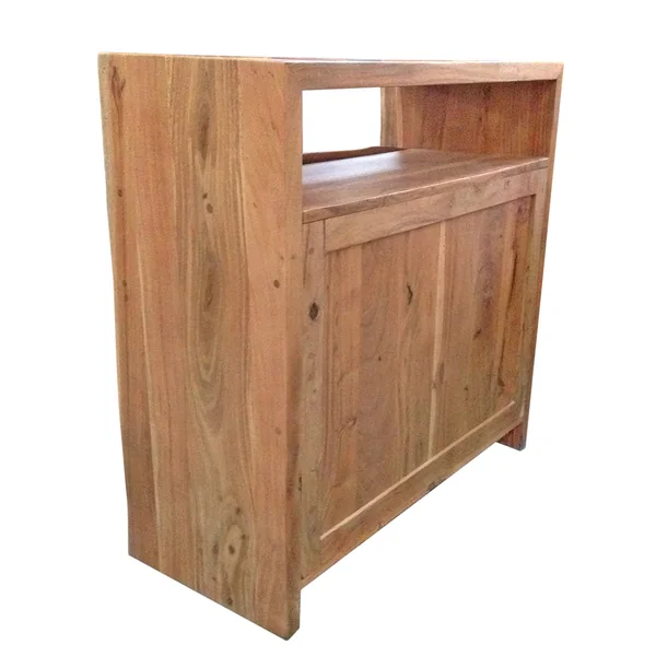 Meuble de rangement 90 cm style nature en acacia massif Azalée