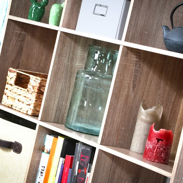 Meuble de rangement ORIGAME – 12 cases, naturel
