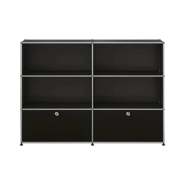 Meuble de rangement USM HALLER M65 Noir Graphite USM HALLER