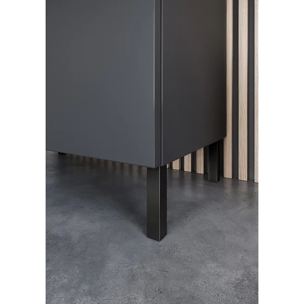 Meuble sous vasque moderne graphite Ariana