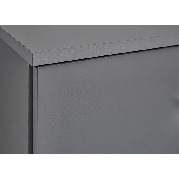 Meuble TV contemporain 180 cm gris Rodrigo