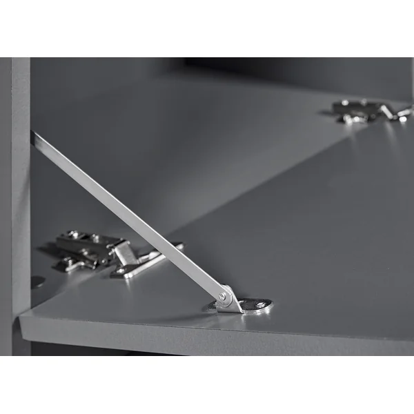 Meuble TV contemporain 180 cm gris Rodrigo