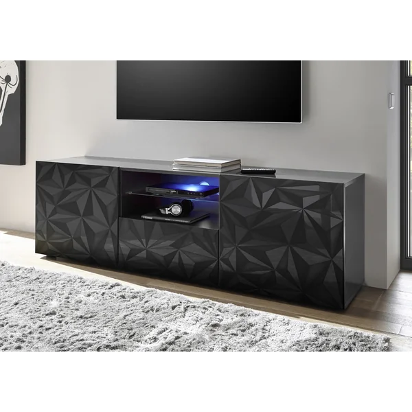 Meuble TV design 181 cm laqué Andreasse