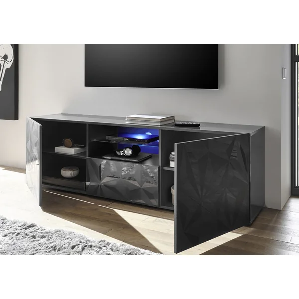 Meuble TV design 181 cm laqué Andreasse