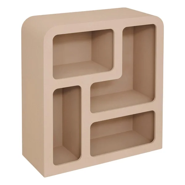 MEUBLES 4 ETAGERES SOLEYA BEIGE D.75X30X85CM