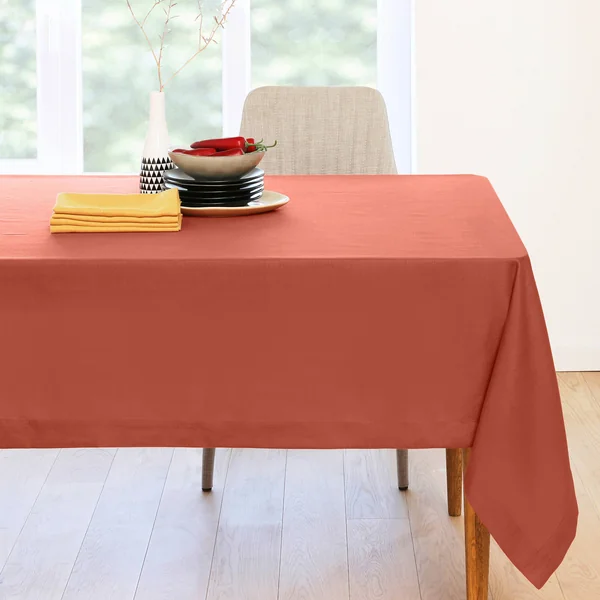 Nappe infroissable, terracotta