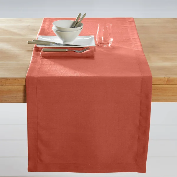 Nappe infroissable, terracotta