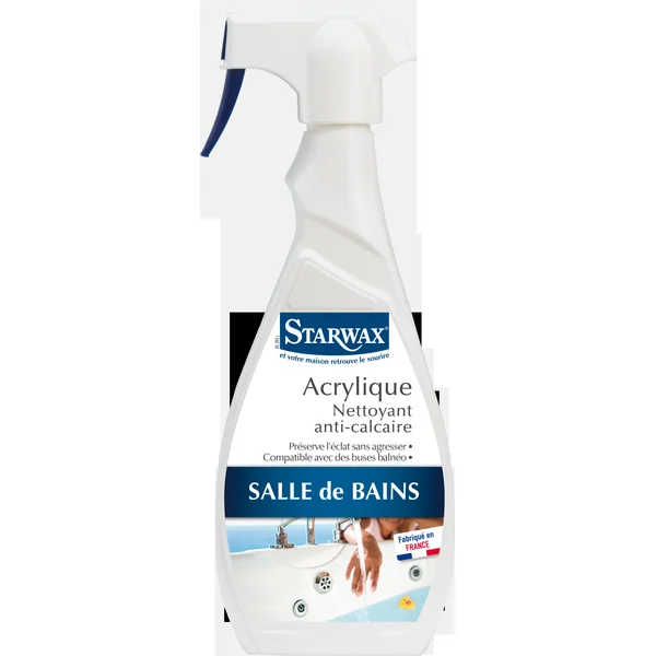 Nettoyant calcaire acrylique/balnéo pulv 500ml