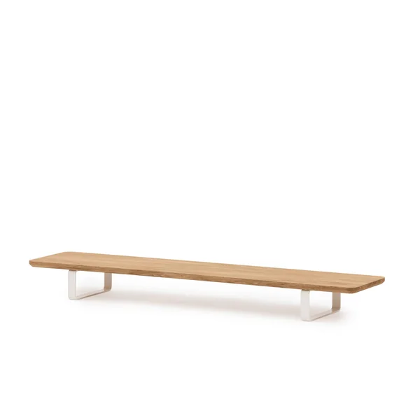 OAKYWOOD Etagère de bureau chêne massif - Chêne/Blancs