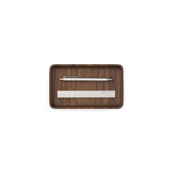 OAKYWOOD Plateau en bois massif - Noyer - Petit